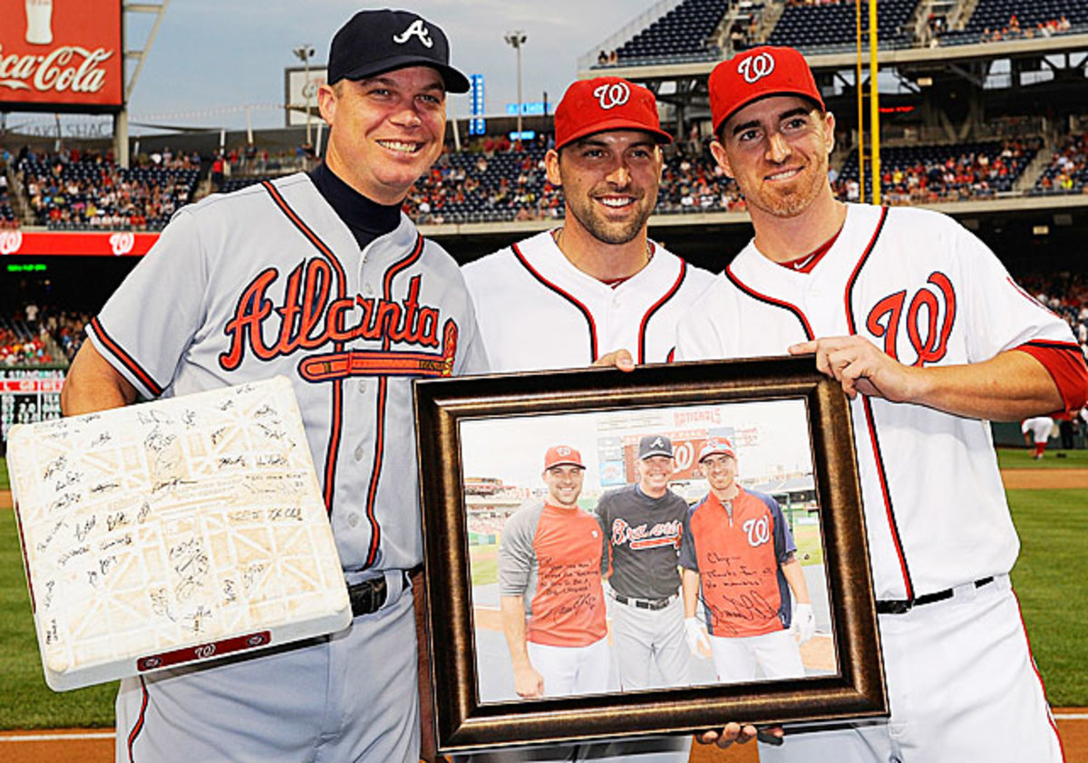 Bat, base and photo